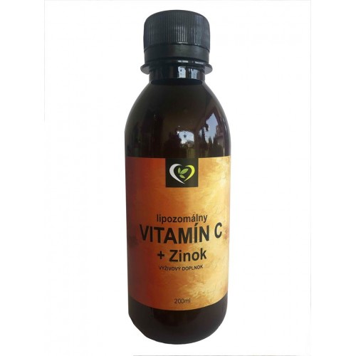 Lipozomálny vitamín C + Zinok - zdravý svet, 200ml