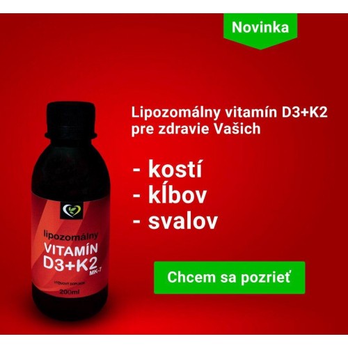Lipozomálny vitamín D3 + K2 - zdravý svet, 200ml