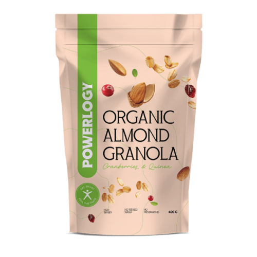 Powerlogy Organic Almond Granola 400 g
