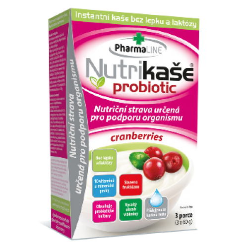 Nutrikaša probiotic - s brusnicami (3x60g)