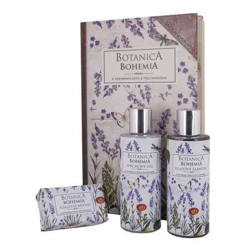 Bohemia Botanica sada sprchový gél, šampón, mydlo - levanduľa (BC190018)