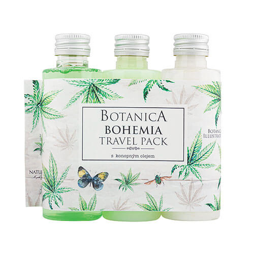 Botanica travel sprchový gél, šampón, mlieko - konope (BC190038)