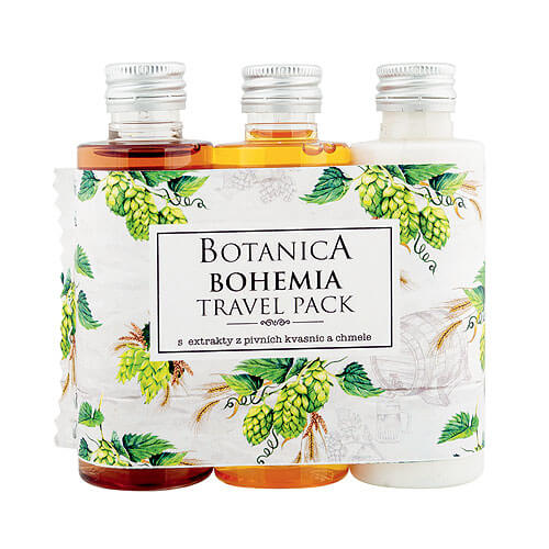 BOHEMIA Botanica travel sprchový gél, šampón, mlieko - chmeľ (BC190047)