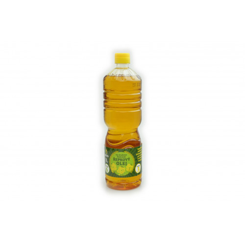 NATURAL JIHLAVA repkový olej za studena lisovaný 1l