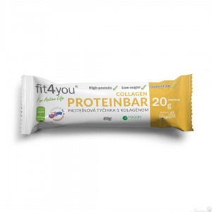 FIT4You Protein bar vanilka 60g tyčinka
