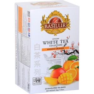 BASILUR White Tea Mango Orange 20x1,5g (4001)