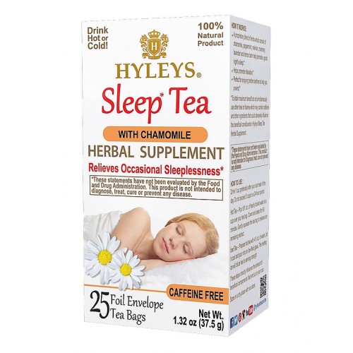 HYLEYS Sleep Tea Herbal Supplement Chamomile 25x1,5g (2375)
