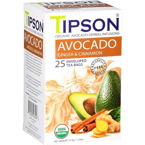 TIPSON BIO Avocado Ginger & Cinnamon 25x1,5g (5033)