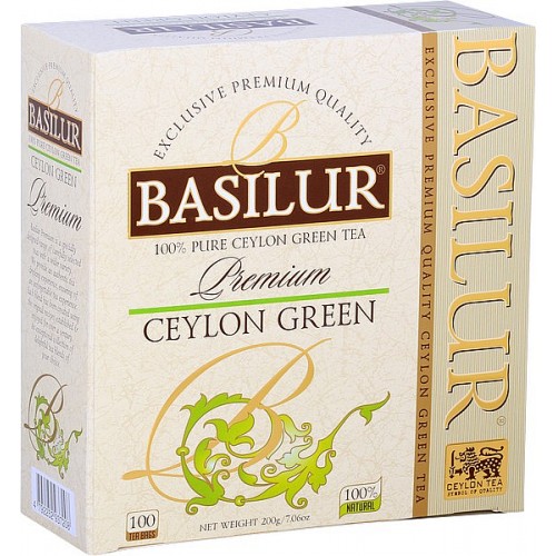 BASILUR Premium Ceylon Green, 100x2g (3896)