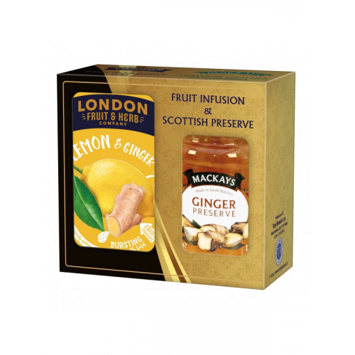 London FRUIT darčeková sada zázvorový čaj a zázvorový džem