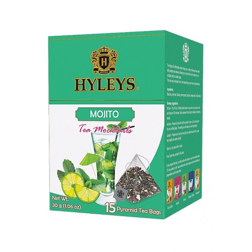 HYLEYS Tea Mocktails Black Mojito Pyramid 15x2g (2384)
