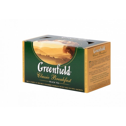 Greenfield Classic Black Classic Breakfast 25x2g (5552)