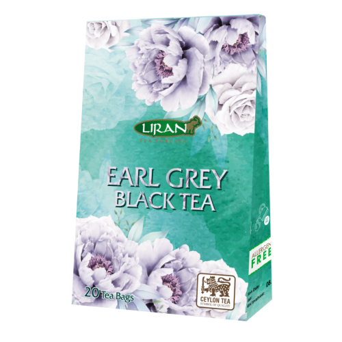 LIRAN EARL GREY Čierny čaj 20 x 1,5 g (L919)