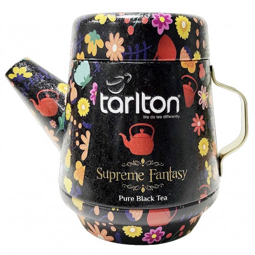 TARLTON Tea Pot Supreme Fantasy Black Tea plech, 100g (7084)