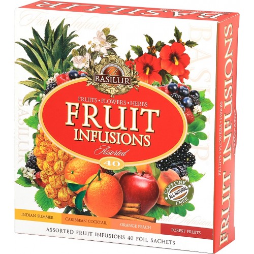 BASILUR Fruit Infusions Assorted 40 sáčkov (4430)