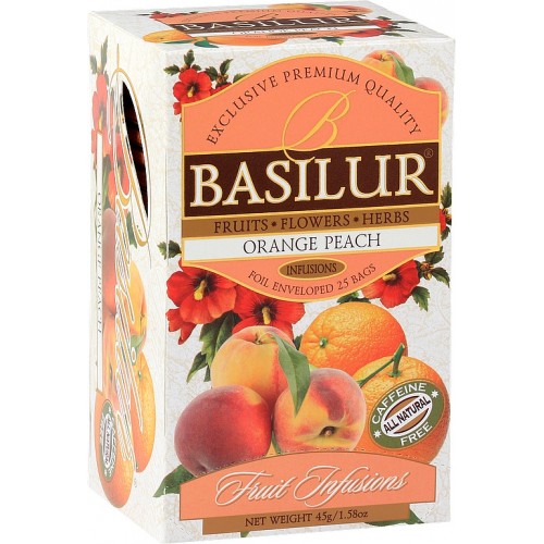 BASILUR Fruit Orange Peach 20x1,8g (4442)