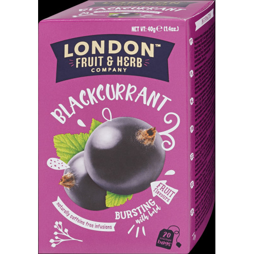 London FRUIT čaj Blackcurrant 20x2g