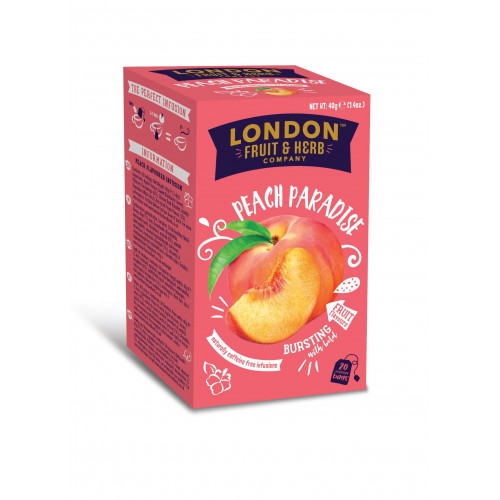 London FRUIT čaj Peach Paradise 20x2g