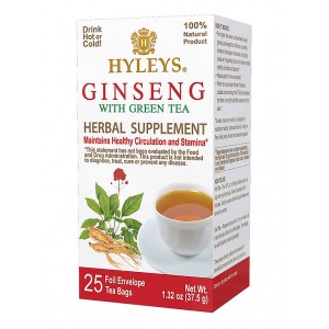 HYLEYS Ginseng with Green Tea Herbal Supplement 25x1,5g (2342)