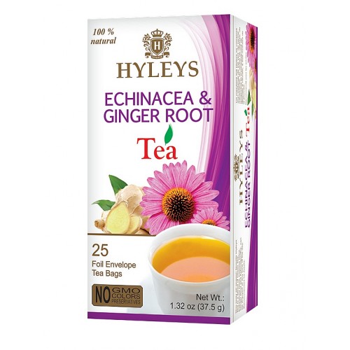 HYLEYS Green Echinacea & Ginger Root 25x1,5g (2360)
