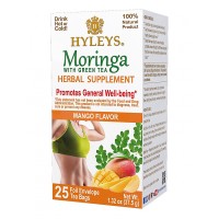 HYLEYS Moringa with Green Tea, Mango 25x1,5g (2341)