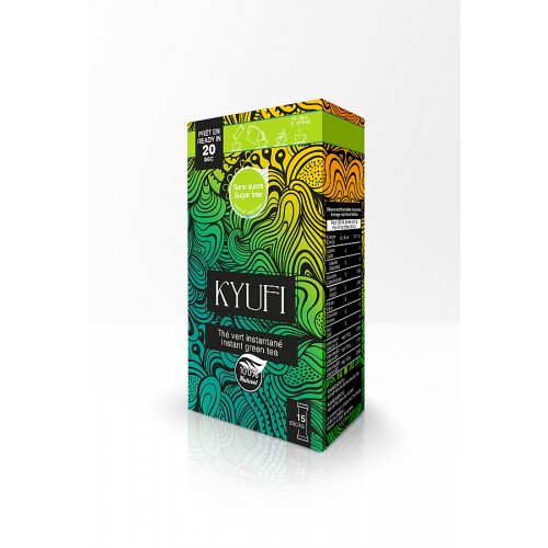 KYUFI Instant Green tea 15x0,9g