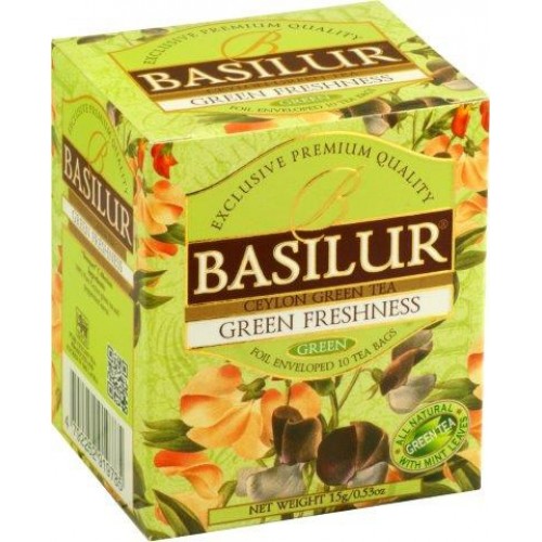 BASILUR Bouquet Green Freshness 10x1,5g (4910)
