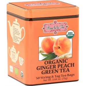 BREW LA LA TEA BIO Green Organic Ginger Peach 50x1,5g (2514)