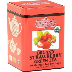 BREW LA LA TEA BIO Green Organic Strawberry 50x1,5g (2520)