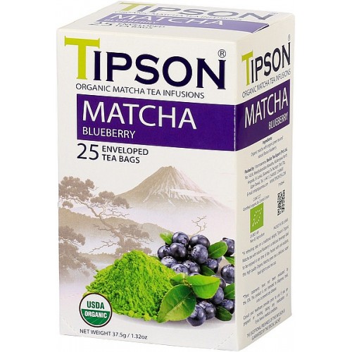 TIPSON BIO Matcha Blueberry 25x1,5g (5070)