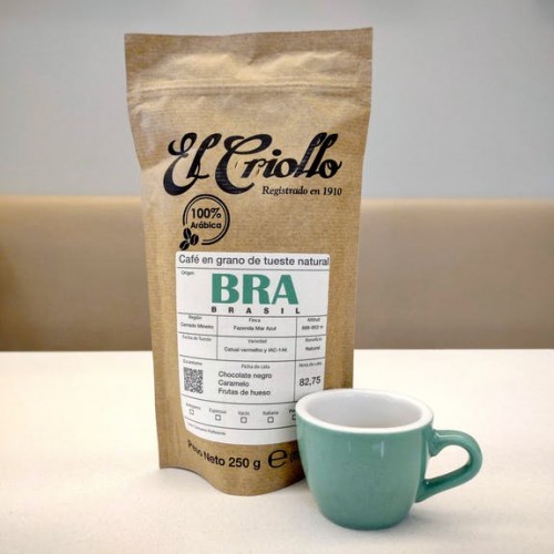 El Criollo Brasil Cerrado zrnková káva 250 g