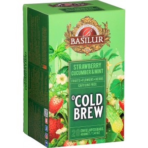 BASILUR Cold Brew Strawberry Cucumber & Mint 20x2g (3992)