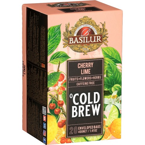 BASILUR Cold Brew Cherry Lime 20x2g (3994)