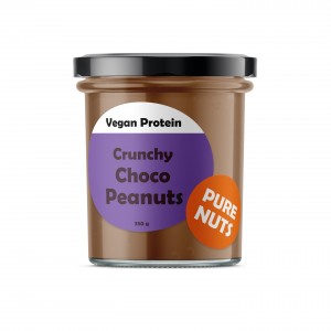 PURE NUTS VEGAN PROTEIN Crunchy Choco Peanuts, 330g