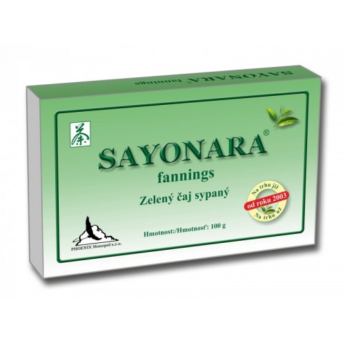 Sayonara fannings - zelený čaj sypaný 100g