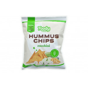 Foody FREE Hummusové chipsy s cuketou 50g