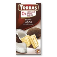 TORRAS DIA Biela čokoláda s kokosom