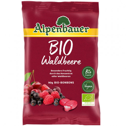 Alpenbauer BIO prírodné cukríky lesné ovocie 90g