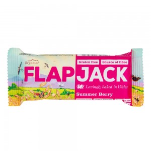 WHOLEBAKE Flapjack ovsený malina – jahoda bezlepkový 80 g