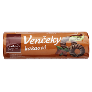 Pečivárne Liptovský Hrádok TATRY LINE Venčeky kakaové 100g