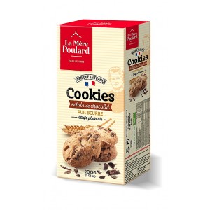 La Mére Poulard Cookies with chocolate chips 200g (9108)