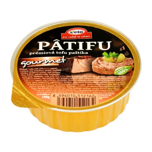 VETO ECO paštéta z tofu gourmet Patifu, 100g