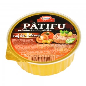 VETO ECO paštéta z tofu paradajka - oliva Patifu, 100g