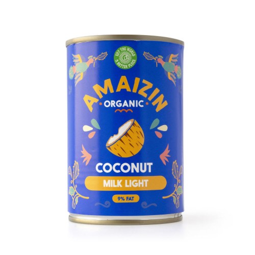 AMAIZIN Kokosový krém light 9 % tuku 400 ml