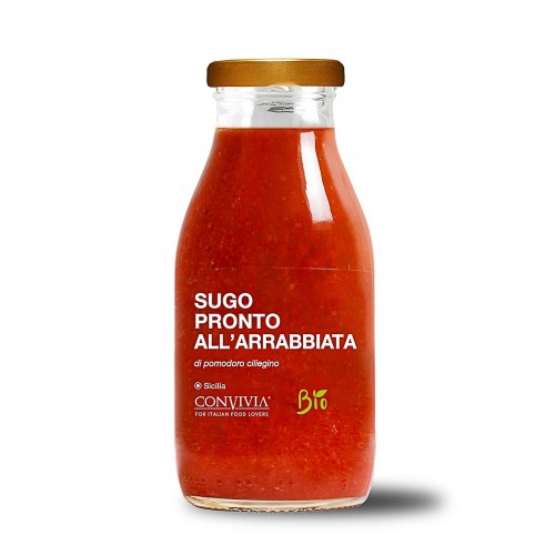 CONVIVIA BIO cherry paradajková omáčka alla Arrabbiata 250 g