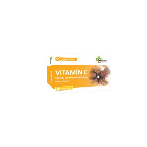 Slovakiapharm VITAMÍN C 500 mg s postupným uvoľňovaním 30 tbl