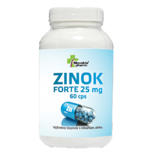 Slovakiapharm ZINOK FORTE 25 mg cps 1×60 ks