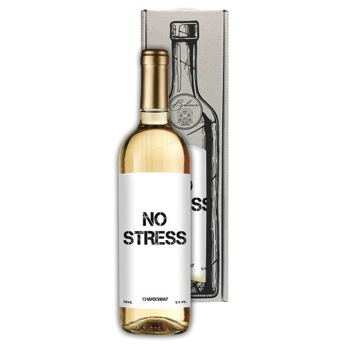 BOHEMIA víno NO STRESS Chardonay 0,75l  (BC124037)